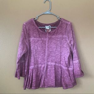 Anthropologie Akemi + Kin top, less purple than photo shows, medium